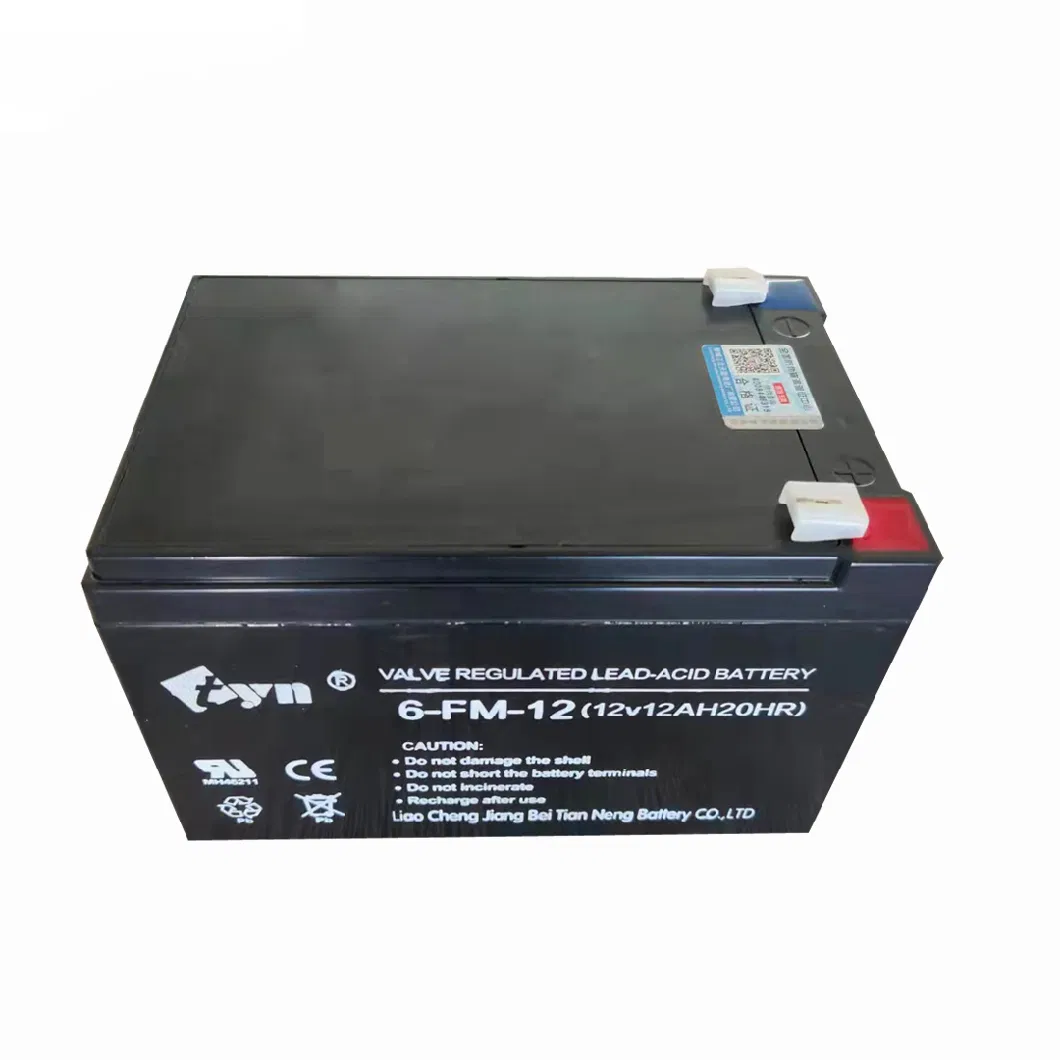 Ebike Battery Lead Acid 12V12ah Trojan Batteries 4V 6V 12V12ah Solar System UPS Power Maintenance Free Sealed Lead Acid Battery