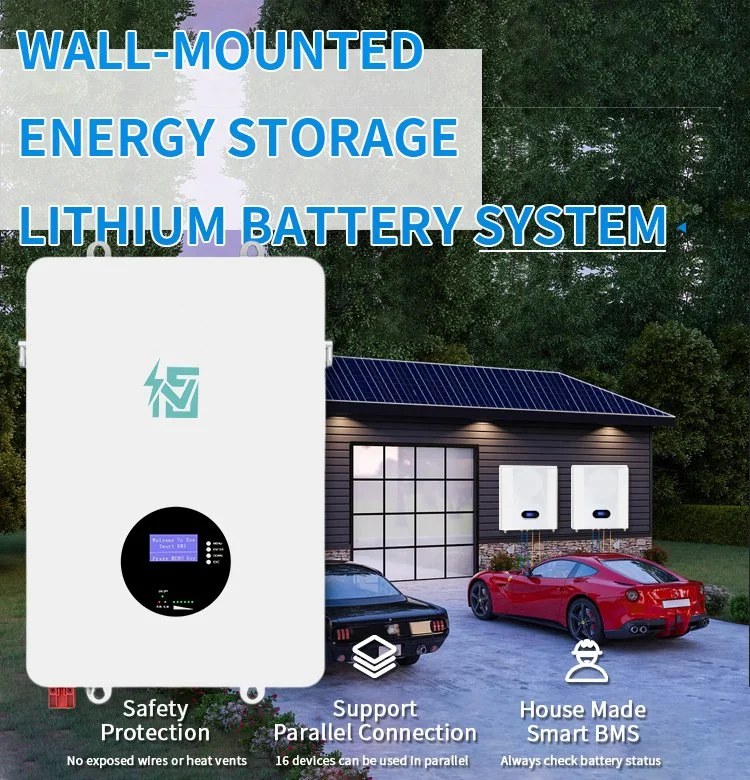 Solar Energy 5kw 10kw LiFePO4 Battery 48V 200ah Power Wall Lithium Ion Rechargeable Battery Pack