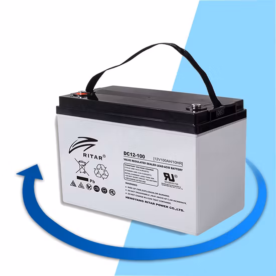 Ritar 12V100ah Solar Battery for Home Energy System with Lead Acid AGM